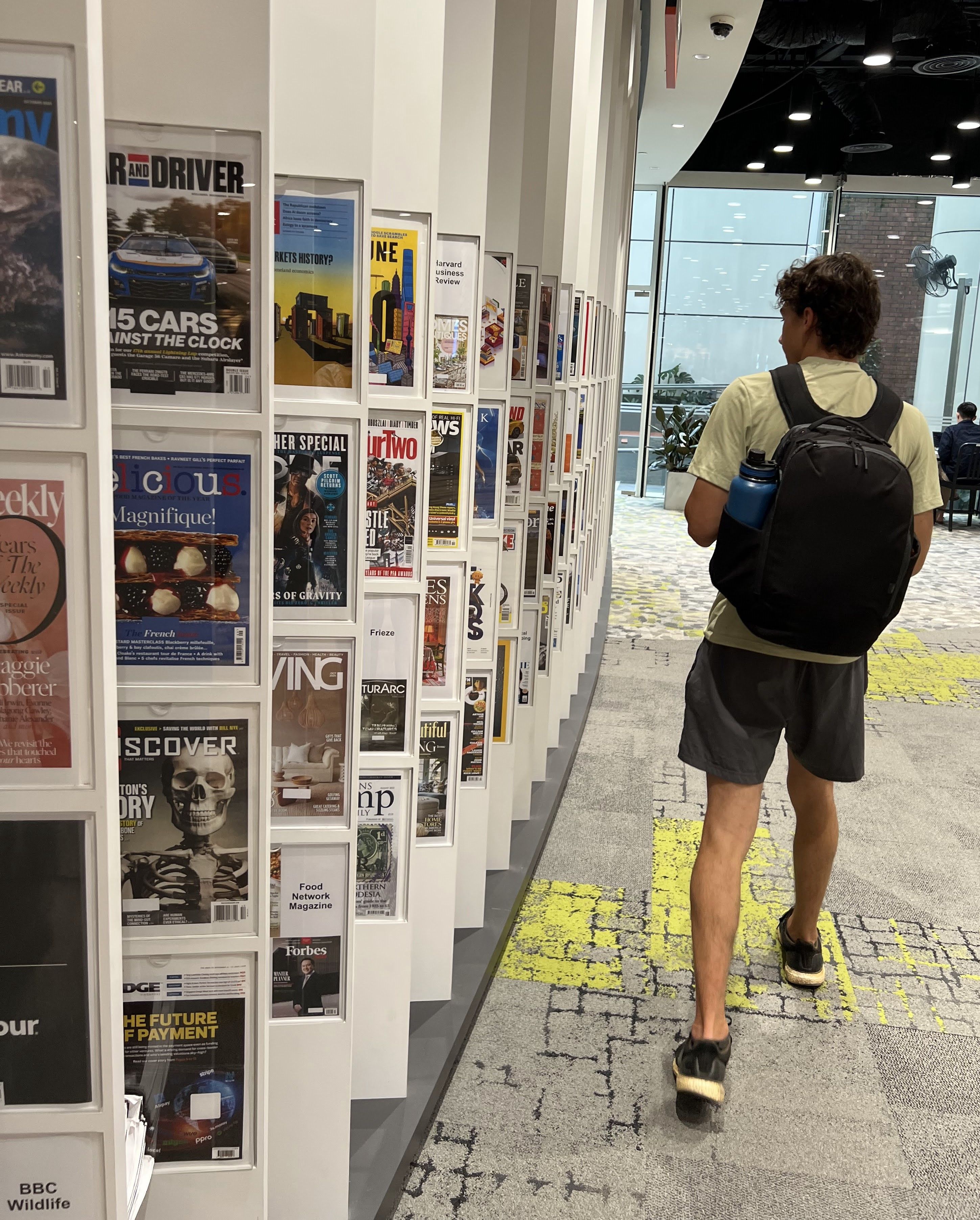The bag in Singapore's Central Library